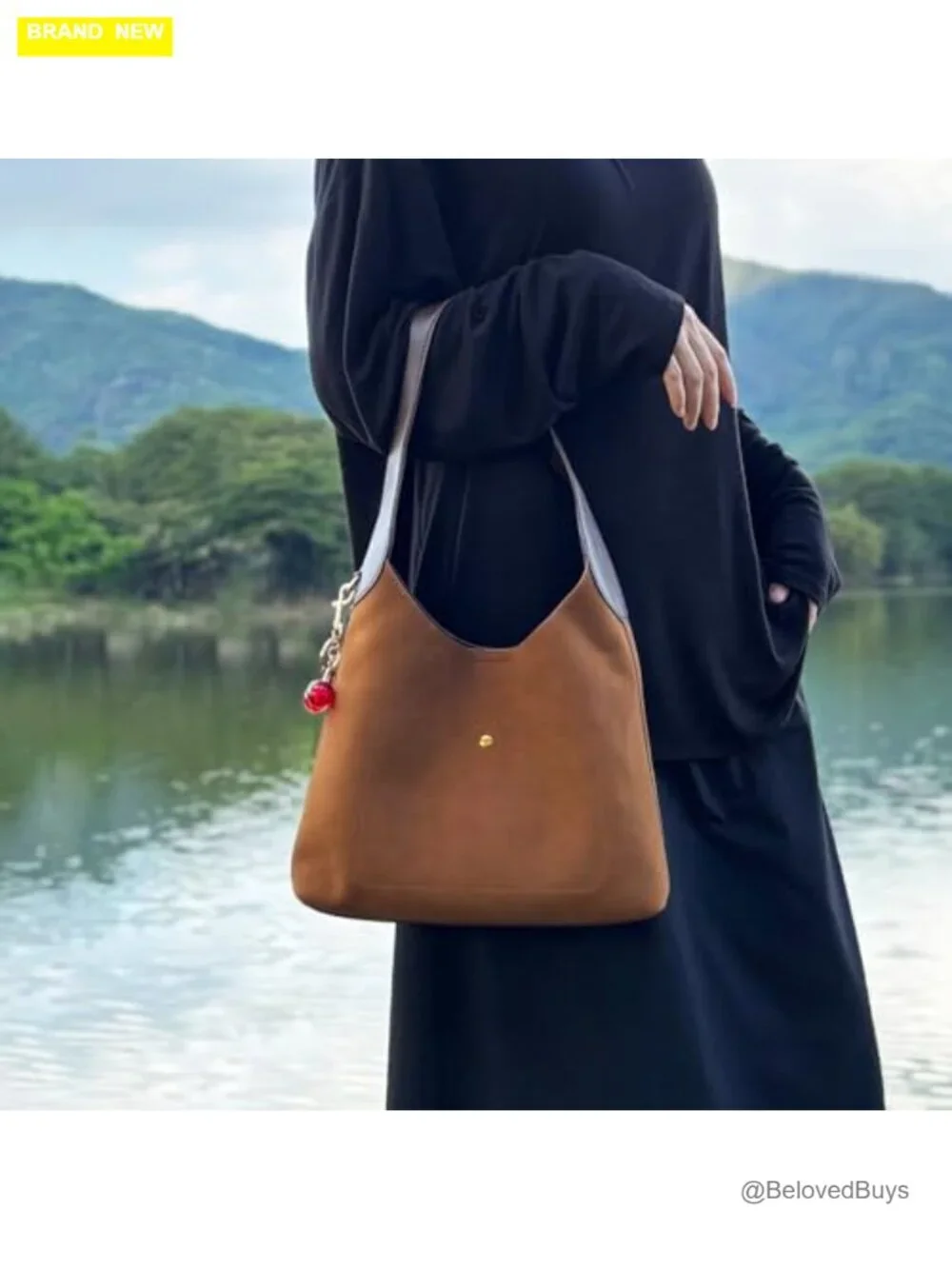 Slouchy Hobo Bag Faux Suede Shoulder Bag Tote Handbag